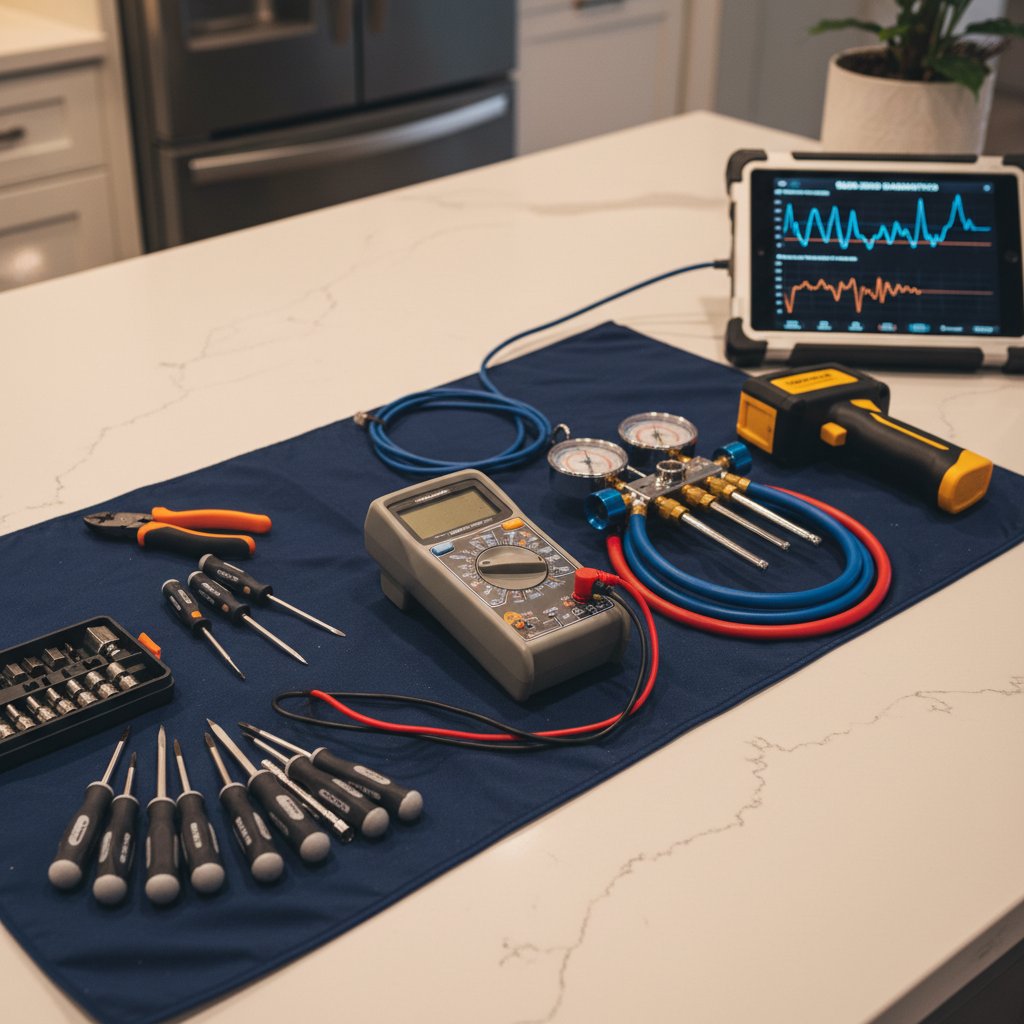 Professional appliance repair diagnostic tools and equipment